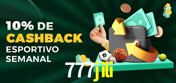 10% de bônus de cashback na 777jili